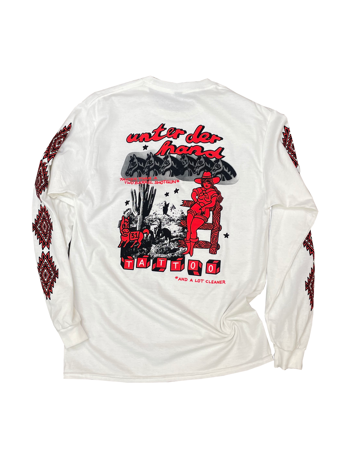 Western Flash Day White Long Sleeve - Limited Edition