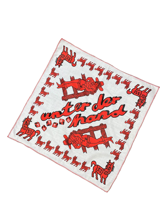 Western flash day UDH Bandana - White